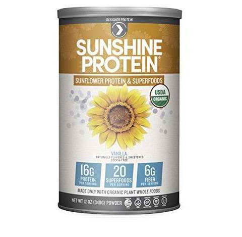 Designer Protein Sunshine Organic Nutritional Supplement