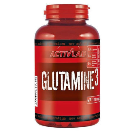 Glutamine 128 Capsule MEGA STRONG Amino Acid